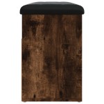vidaXL Bancă de pantofi, stejar fumuriu, 82x32x45,5 cm, lemn prelucrat vidaXL Bancă de pantofi, stejar fumuriu, 82x32x45,5 cm, lemn prelucrat