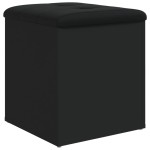vidaXL Bancă de pantofi, negru, 42x42x45 cm, lemn prelucrat vidaXL Bancă de pantofi, negru, 42x42x45 cm, lemn prelucrat