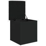 vidaXL Bancă de pantofi, negru, 42x42x45 cm, lemn prelucrat vidaXL Bancă de pantofi, negru, 42x42x45 cm, lemn prelucrat