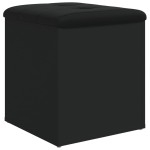 vidaXL Bancă de pantofi, negru, 42x42x45 cm, lemn prelucrat vidaXL Bancă de pantofi, negru, 42x42x45 cm, lemn prelucrat