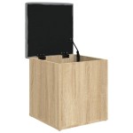 vidaXL Bancă de depozitare, stejar sonoma, 42x42x45 cm, lemn prelucrat vidaXL Bancă de depozitare, stejar sonoma, 42x42x45 cm, lemn prelucrat