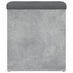 vidaXL Bancă de depozitare, gri beton, 42x42x45 cm, lemn prelucrat vidaXL Bancă de depozitare, gri beton, 42x42x45 cm, lemn prelucrat
