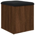 vidaXL Bancă de depozitare, stejar maro, 42x42x45 cm, lemn prelucrat vidaXL Bancă de depozitare, stejar maro, 42x42x45 cm, lemn prelucrat