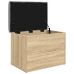 vidaXL Bancă de depozitare, stejar sonoma, 62x42x45 cm, lemn prelucrat vidaXL Bancă de depozitare, stejar sonoma, 62x42x45 cm, lemn prelucrat
