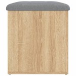 vidaXL Bancă de depozitare, stejar sonoma, 62x42x45 cm, lemn prelucrat vidaXL Bancă de depozitare, stejar sonoma, 62x42x45 cm, lemn prelucrat