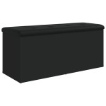 vidaXL Bancă de depozitare, negru, 102x42x45 cm, lemn prelucrat