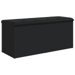 vidaXL Bancă de depozitare, negru, 102x42x45 cm, lemn prelucrat