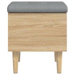 vidaXL Bancă de depozitare, stejar sonoma, 42x42x46 cm, lemn prelucrat vidaXL Bancă de depozitare, stejar sonoma, 42x42x46 cm, lemn prelucrat