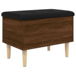 vidaXL Bancă de depozitare, stejar maro, 62x42x46 cm, lemn prelucrat