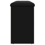 vidaXL Bancă de pantofi, negru, 102x32x50 cm, lemn prelucrat vidaXL Bancă de pantofi, negru, 102x32x50 cm, lemn prelucrat