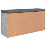 vidaXL Bancă de pantofi, gri beton, 102x32x50 cm, lemn prelucrat vidaXL Bancă de pantofi, gri beton, 102x32x50 cm, lemn prelucrat