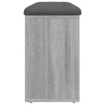 vidaXL Bancă de pantofi, gri sonoma, 102x32x50 cm, lemn prelucrat vidaXL Bancă de pantofi, gri sonoma, 102x32x50 cm, lemn prelucrat