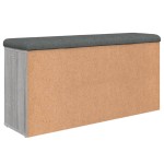 vidaXL Bancă de pantofi, gri sonoma, 102x32x50 cm, lemn prelucrat vidaXL Bancă de pantofi, gri sonoma, 102x32x50 cm, lemn prelucrat