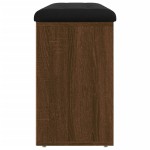 vidaXL Bancă de pantofi, stejar maro, 102x32x50 cm, lemn prelucrat