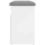 vidaXL Bancă de pantofi, alb, 62x32x50 cm, lemn prelucrat vidaXL Bancă de pantofi, alb, 62x32x50 cm, lemn prelucrat