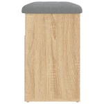 vidaXL Bancă pentru pantofi stejar sonoma 62x32x50 cm lemn prelucrat