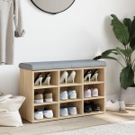 vidaXL Bancă pentru pantofi stejar sonoma 82x32x50 cm lemn prelucrat