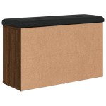 vidaXL Bancă de pantofi, stejar maro, 82x32x50 cm, lemn prelucrat
