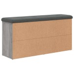 vidaXL Bancă de pantofi, gri sonoma, 102x32x50 cm, lemn prelucrat vidaXL Bancă de pantofi, gri sonoma, 102x32x50 cm, lemn prelucrat