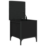 vidaXL Bancă de pantofi, negru, 42x42x45 cm, lemn prelucrat vidaXL Bancă de pantofi, negru, 42x42x45 cm, lemn prelucrat