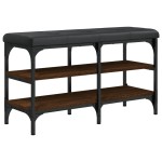 vidaXL Bancă de pantofi, stejar maro, 82x32x47 cm, lemn prelucrat