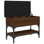 vidaXL Bancă de pantofi, stejar maro, 62x32x45 cm, lemn prelucrat