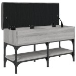 vidaXL Bancă de pantofi, gri sonoma, 82x32x45 cm, lemn prelucrat vidaXL Bancă de pantofi, gri sonoma, 82x32x45 cm, lemn prelucrat