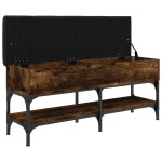 vidaXL Bancă de pantofi, stejar fumuriu, 102x32x45 cm, lemn prelucrat vidaXL Bancă de pantofi, stejar fumuriu, 102x32x45 cm, lemn prelucrat