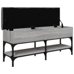 vidaXL Bancă de pantofi, gri sonoma, 102x32x45 cm, lemn prelucrat vidaXL Bancă de pantofi, gri sonoma, 102x32x45 cm, lemn prelucrat