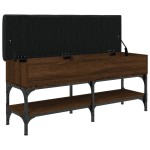vidaXL Bancă de pantofi, stejar maro, 102x32x45 cm, lemn prelucrat
