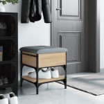 vidaXL Bancă pentru pantofi stejar sonoma 42x42x45 cm lemn prelucrat vidaXL Bancă pentru pantofi stejar sonoma 42x42x45 cm lemn prelucrat