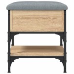 vidaXL Bancă pentru pantofi stejar sonoma 42x42x45 cm lemn prelucrat vidaXL Bancă pentru pantofi stejar sonoma 42x42x45 cm lemn prelucrat