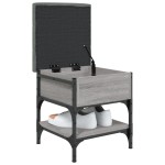 vidaXL Bancă de pantofi, gri sonoma, 42x42x45 cm, lemn prelucrat vidaXL Bancă de pantofi, gri sonoma, 42x42x45 cm, lemn prelucrat