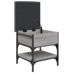 vidaXL Bancă de pantofi, gri sonoma, 42x42x45 cm, lemn prelucrat vidaXL Bancă de pantofi, gri sonoma, 42x42x45 cm, lemn prelucrat