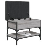 vidaXL Bancă de pantofi, gri sonoma, 62x42x45 cm, lemn prelucrat vidaXL Bancă de pantofi, gri sonoma, 62x42x45 cm, lemn prelucrat