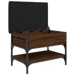 vidaXL Bancă de pantofi, stejar maro, 62x42x45 cm, lemn prelucrat vidaXL Bancă de pantofi, stejar maro, 62x42x45 cm, lemn prelucrat