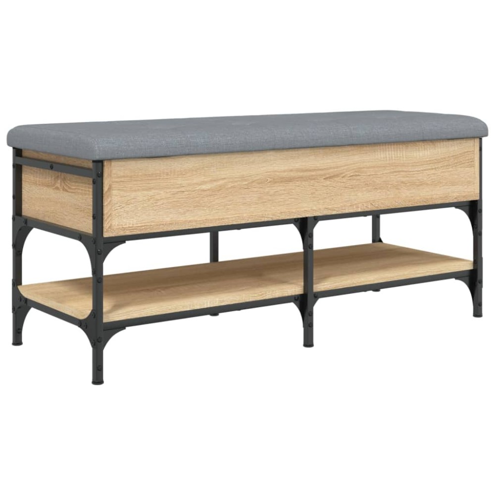 vidaXL Bancă pentru pantofi stejar sonoma 102x42x45 cm lemn prelucrat