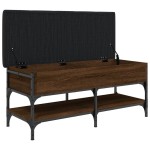 vidaXL Bancă de pantofi, stejar maro, 102x42x45 cm, lemn prelucrat