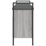 vidaXL Bancă de pantofi, gri sonoma, 85,5x32x57,5 cm, lemn prelucrat vidaXL Bancă de pantofi, gri sonoma, 85,5x32x57,5 cm, lemn prelucrat