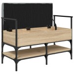 vidaXL Bancă pentru pantofi stejar sonoma 85,5x42x57,5 cm