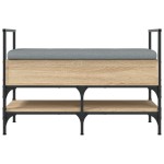 vidaXL Bancă pentru pantofi stejar sonoma 85,5x42x57,5 cm