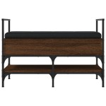 vidaXL Bancă de pantofi, stejar maro, 85,5x42x57,5 cm, lemn prelucrat