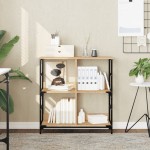 vidaXL Bibliotecă, stejar sonoma, 78,5x33x82 cm, lemn prelucrat vidaXL Bibliotecă, stejar sonoma, 78,5x33x82 cm, lemn prelucrat