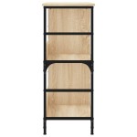 vidaXL Bibliotecă, stejar sonoma, 78,5x33x82 cm, lemn prelucrat vidaXL Bibliotecă, stejar sonoma, 78,5x33x82 cm, lemn prelucrat