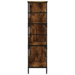 vidaXL Bibliotecă, stejar fumuriu, 78,5x33x117,5 cm, lemn prelucrat vidaXL Bibliotecă, stejar fumuriu, 78,5x33x117,5 cm, lemn prelucrat