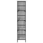 vidaXL Raft de cărți, gri sonoma, 78,5x33x153 cm, lemn prelucrat vidaXL Raft de cărți, gri sonoma, 78,5x33x153 cm, lemn prelucrat