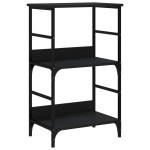 vidaXL Bibliotecă, negru, 50x33x82 cm, lemn prelucrat vidaXL Bibliotecă, negru, 50x33x82 cm, lemn prelucrat