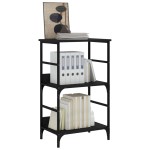 vidaXL Bibliotecă, negru, 50x33x82 cm, lemn prelucrat vidaXL Bibliotecă, negru, 50x33x82 cm, lemn prelucrat