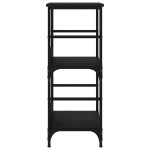 vidaXL Bibliotecă, negru, 50x33x82 cm, lemn prelucrat vidaXL Bibliotecă, negru, 50x33x82 cm, lemn prelucrat