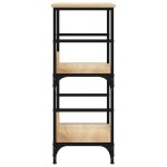 vidaXL Bibliotecă, stejar sonoma, 50x33x82 cm, lemn prelucrat